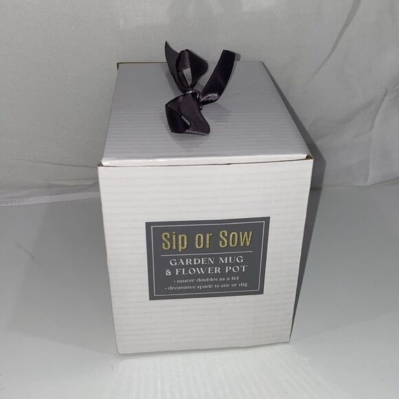 New View Gifts Sip Or Sow Garden Mug & Flower Pot Let All You Do Be Done In Love - Picture 8 of 12